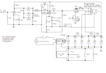 Ada Rocket Amps schematic circuit diagram
